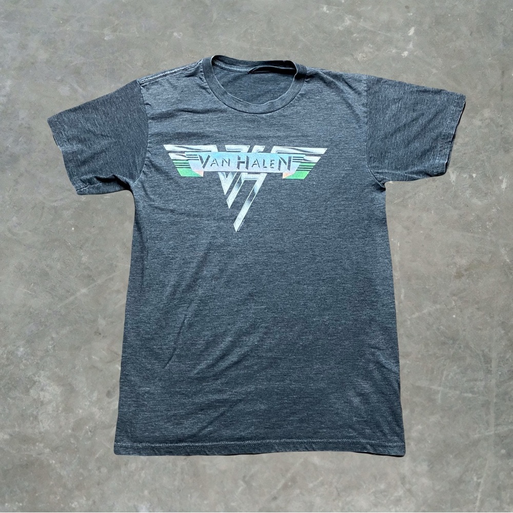 ☀️ Van Halen Classic Rock Band Tee Mens Size Small Gray